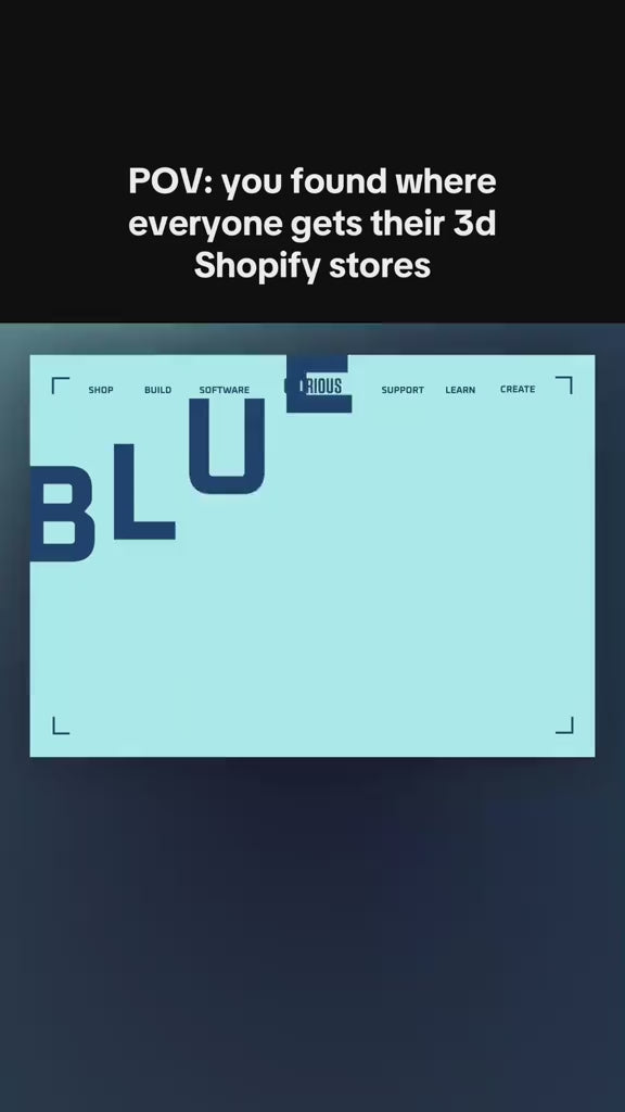 Ready-to-Go 3D Shopify Store